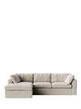 Swoon Seattle Grand 4 Seater LHF Chaise End Sofa, House Weave Chalk