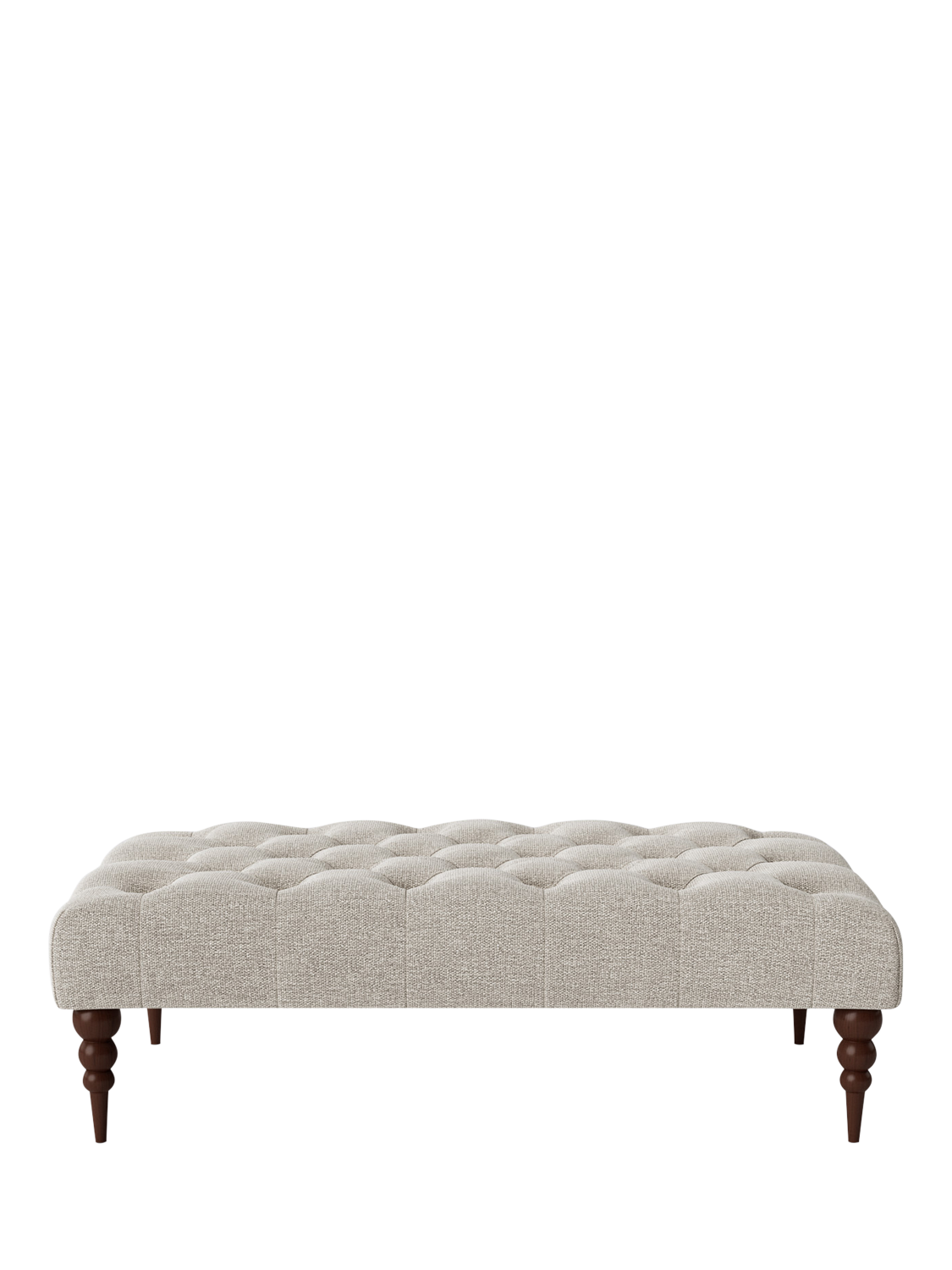 Plymouth Range, Swoon Plymouth Footstool, House Weave Chalk