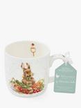 Wrendale Designs Rabbit Grow Your Own Fine Bone China Mug, 310ml, White/Multi