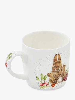 Wrendale Designs Rabbit Grow Your Own Fine Bone China Mug, 310ml, White/Multi - view 2, Multi