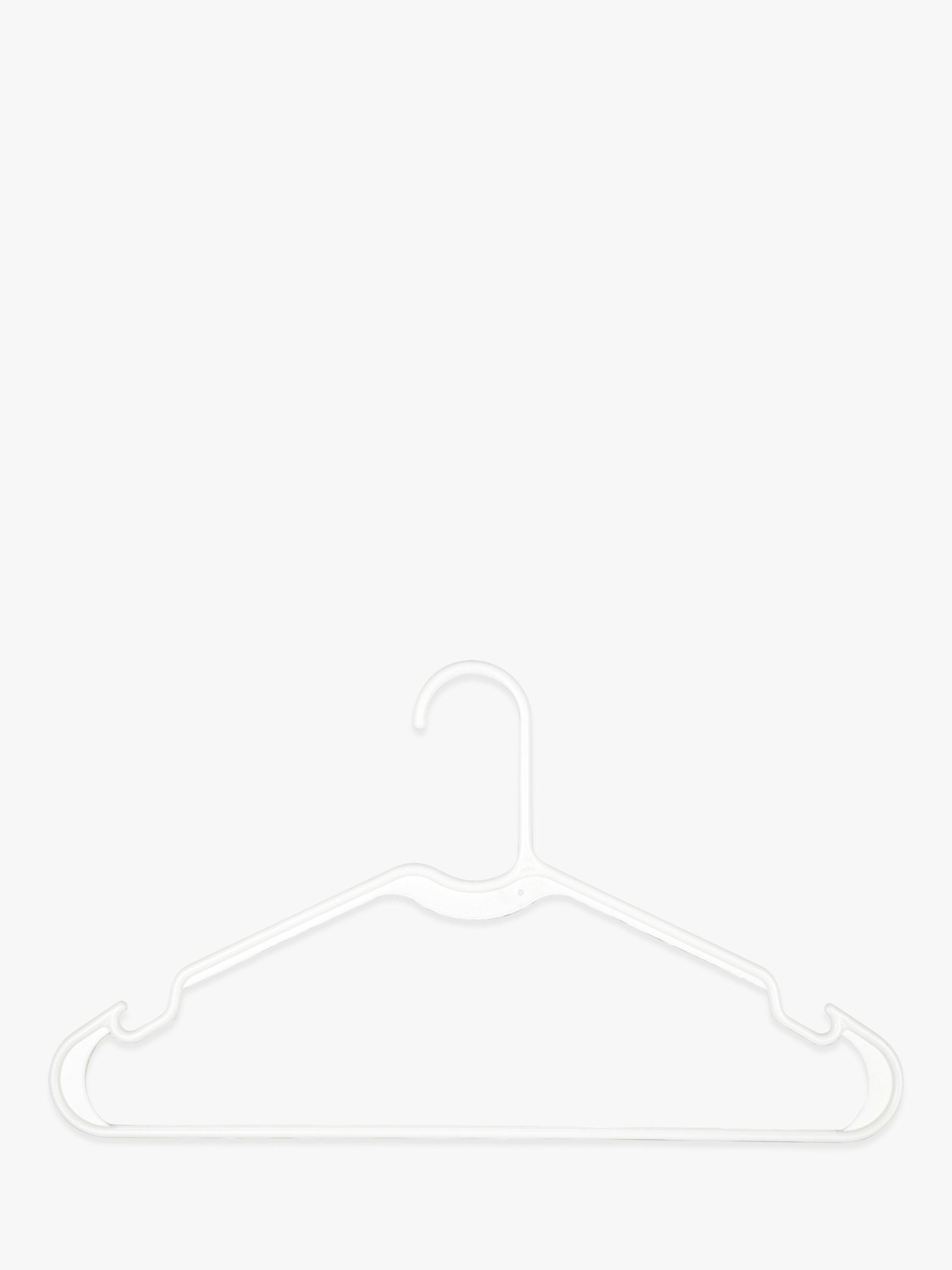 Addis Plastic Clothes Hangers, Pack of 5