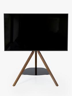 AVF Hoxton Tripod TV Stand with Mount for TVs from 32" to 70" - view 2, Dark Wood