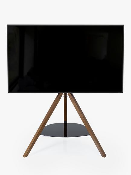 AVF Hoxton Tripod TV Stand with Mount for TVs from 32" to 70" - view 2, Dark Wood