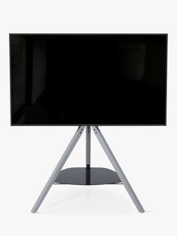 AVF Hoxton Tripod TV Stand with Mount for TVs from 32" to 70" - view 2, Grey Wood