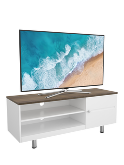 AVF Whitesands 1200 TV Stand for TVs up to 60” - view 2, Oak White