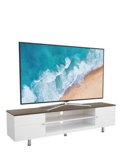 AVF Whitesands 1900 TV Stand for TVs up to 85” - view 2, Oak White