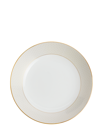 Wedgwood Gio Gold Bone China Pasta Bowl, 24.5cm, White/Gold - view 2, White/Gold