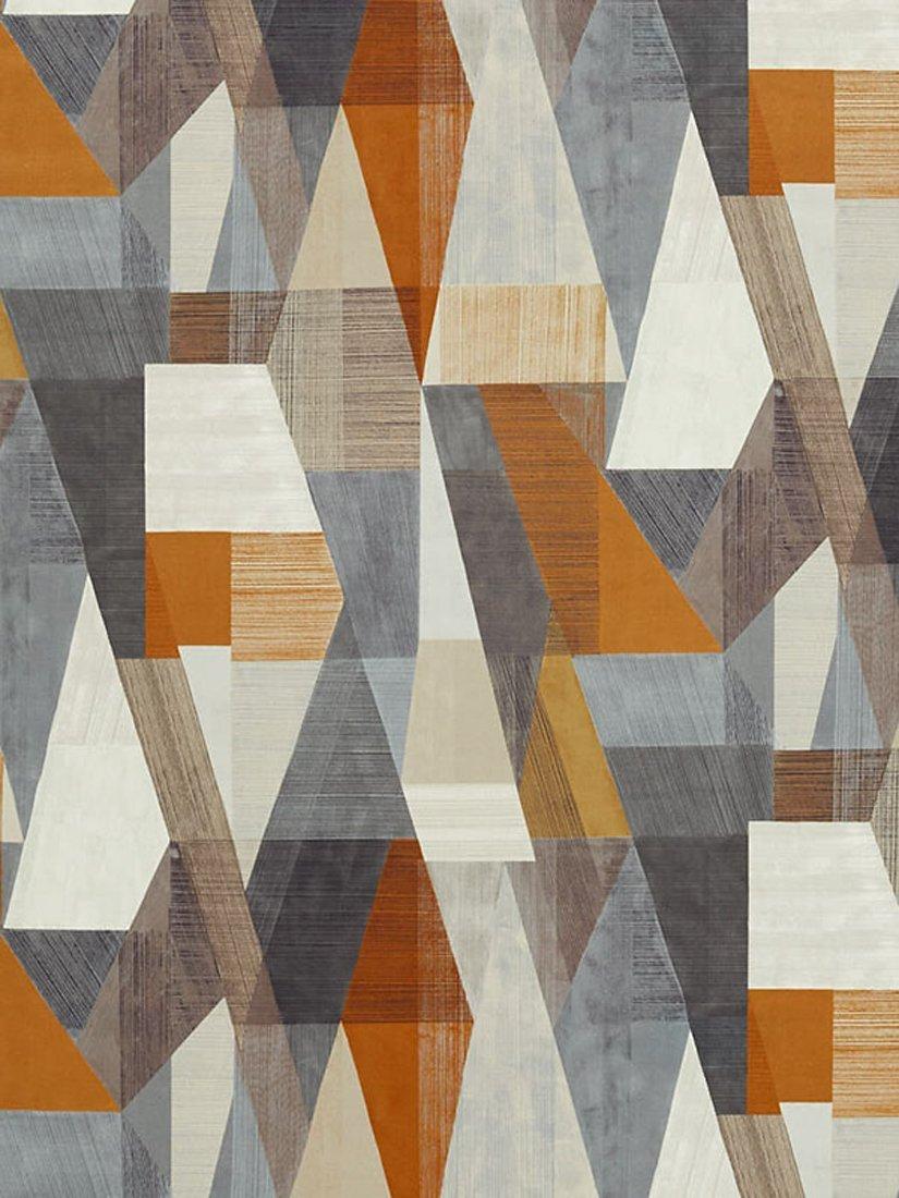 Harlequin Pythagorum Velvet Furnishing Fabric, Pewter/Bronze