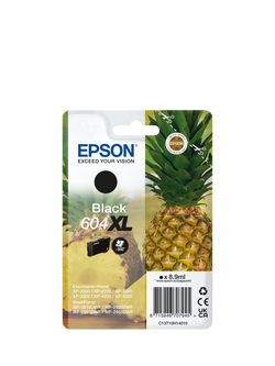 Epson Pineapple 604 XL Inkjet Printer Cartridge, Black, Black