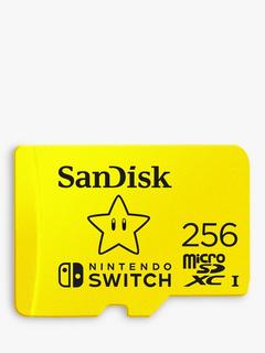SanDisk microSDXC Card for Nintendo Switch, UHS-1, Class 10, up to 100MB/s Read Speed, 256GB