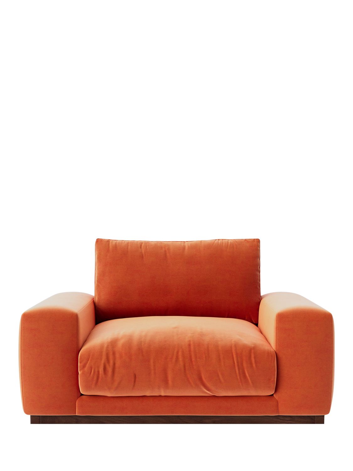 Denver Range, Swoon Denver Snuggler, Easy Velvet Burnt Orange