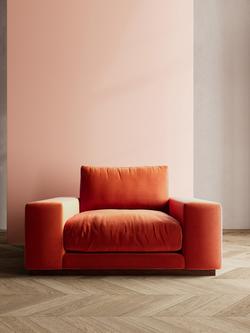 Swoon Denver Loveseat - view 2, Easy Velvet Burnt Orange