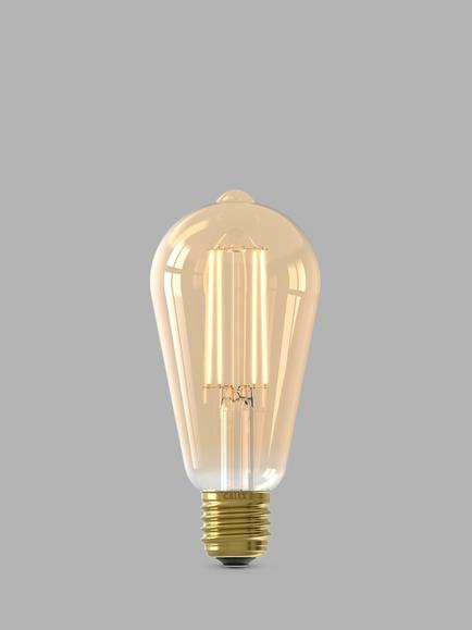 Calex 3.5W ES LED Dimmable ST64 Bulb, Gold, Gold