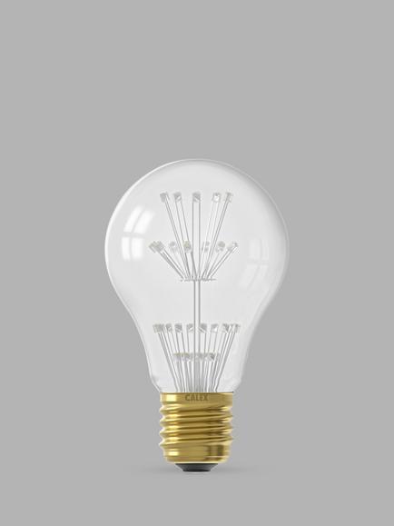 Calex 1.5W ES A60 Pearl Light Bulb, White, White