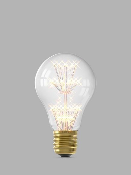 Calex 1.5W ES A60 Pearl Light Bulb, White - view 2, White