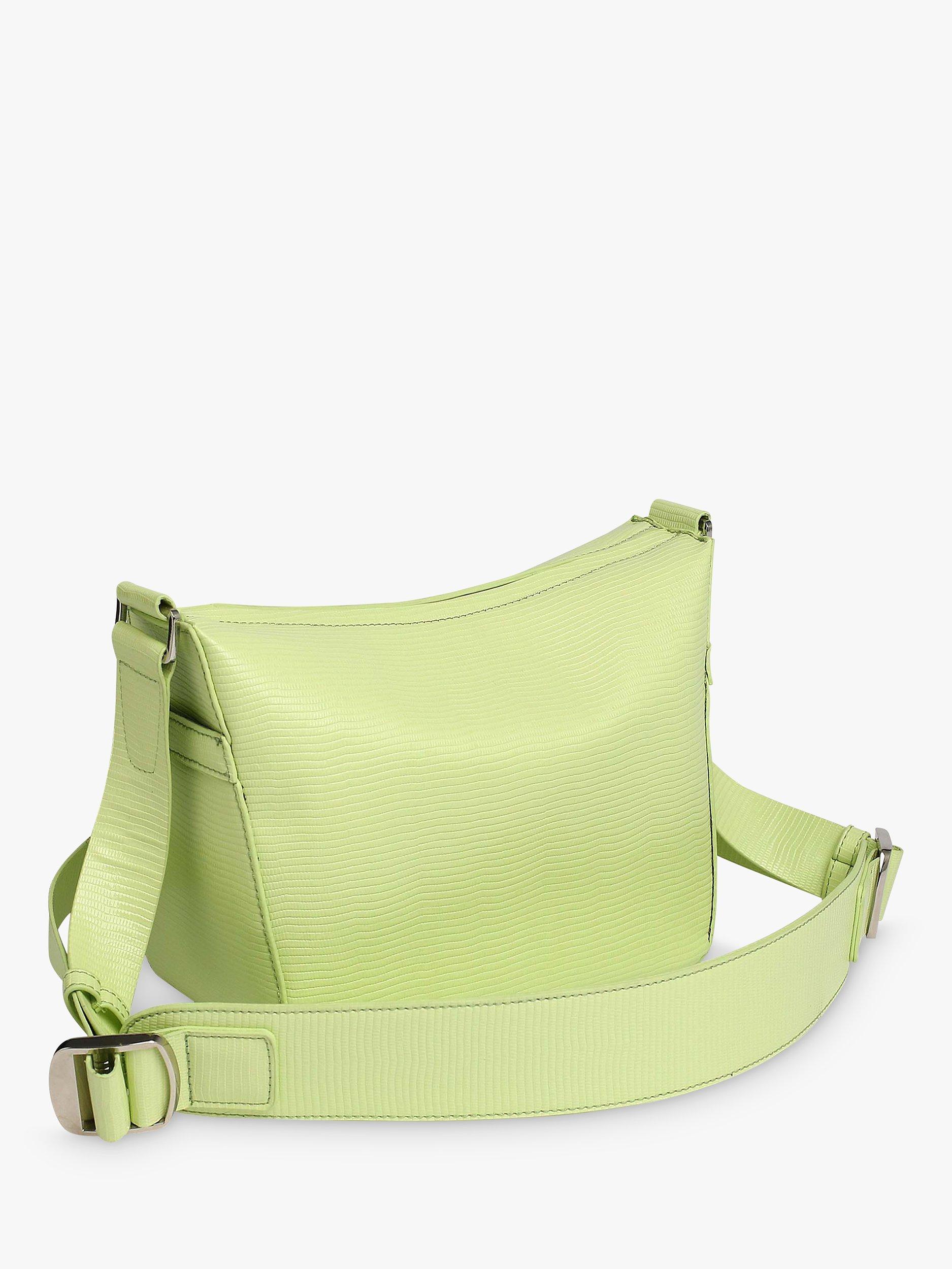 HVISK Track Small Recycled Cross Body Bag, Misty Green