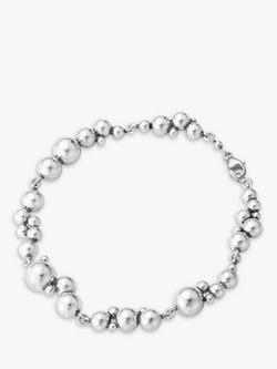Georg Jensen Moonlight Grapes Beaded Bracelet, Silver, Silver