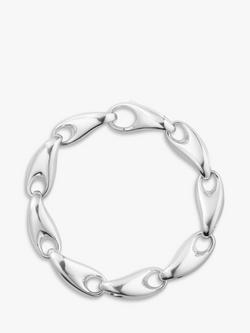 Georg Jensen Organic Links Chain Bracelet, Silver, Silver