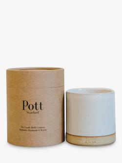 Pott Candles Speckle Stoneware Orangery Scented Candle, 290g - view 2, Natural