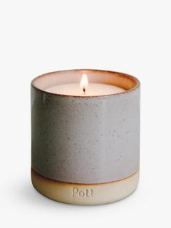 Pott Candles Heather Stoneware Tonka Scented Candle, 290g