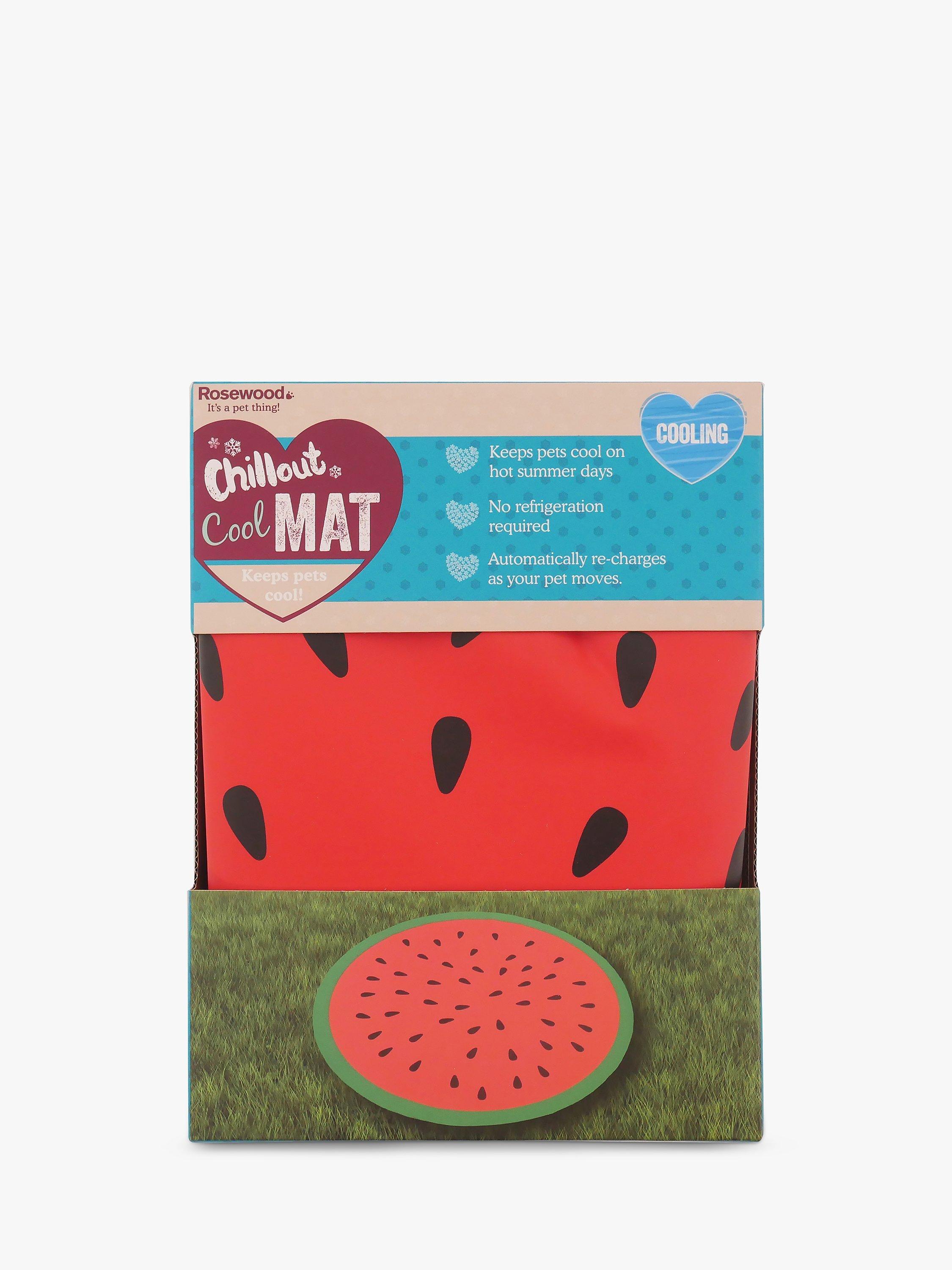 Rosewood Watermelon Pet Cooling Pad, Green/Pink