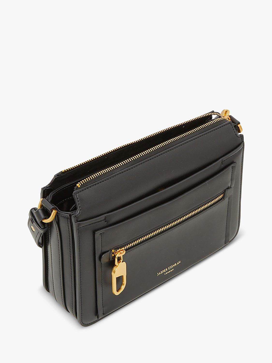 Product image 4 of 5, which shows Jasper Conran London Colette Cross Body Bag, Black