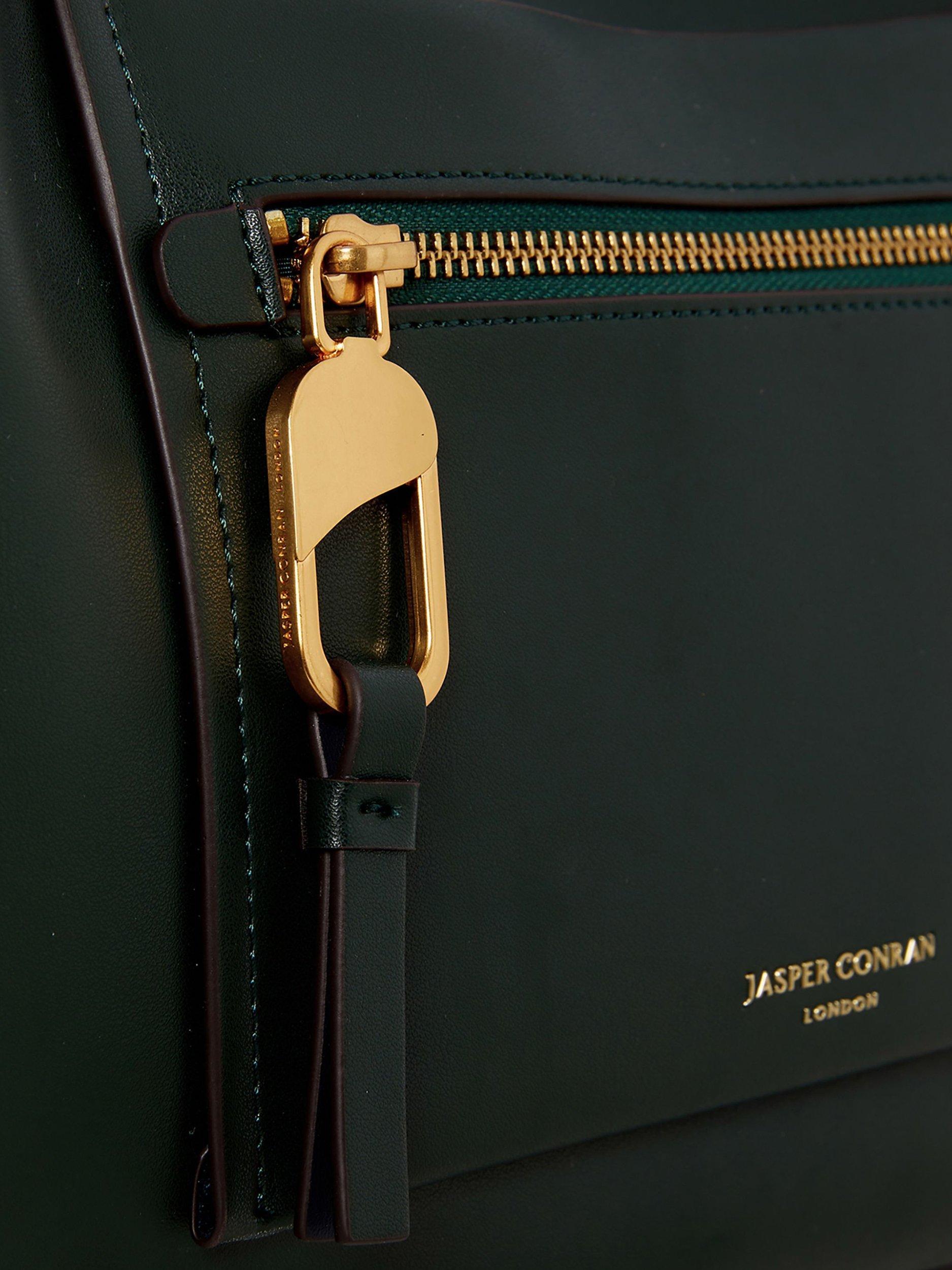 Jasper Conran London Colette Hobo Bag, Dark Green