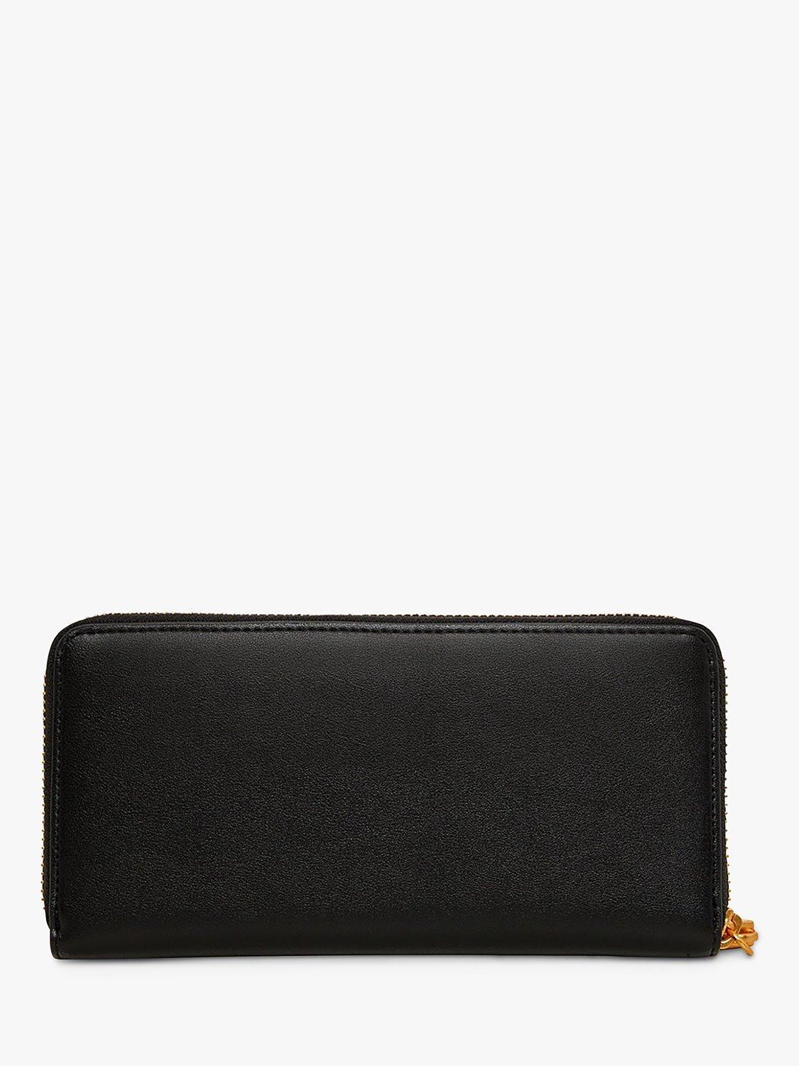 Product image 3 of 4, which shows Jasper Conran London Colette Large Zip Around Purse, Black