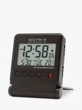Acctim Radio Controlled Digital Travel Alarm Clock, Black
