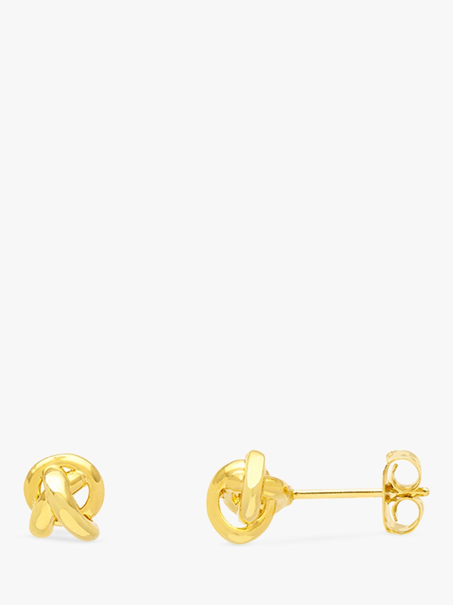 Estella Bartlett Knot Stud Earrings, Gold