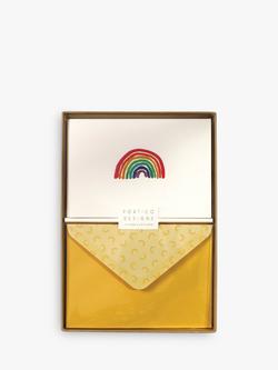 Portico Rainbow Note Cards, Set of 10, Multi, Multi