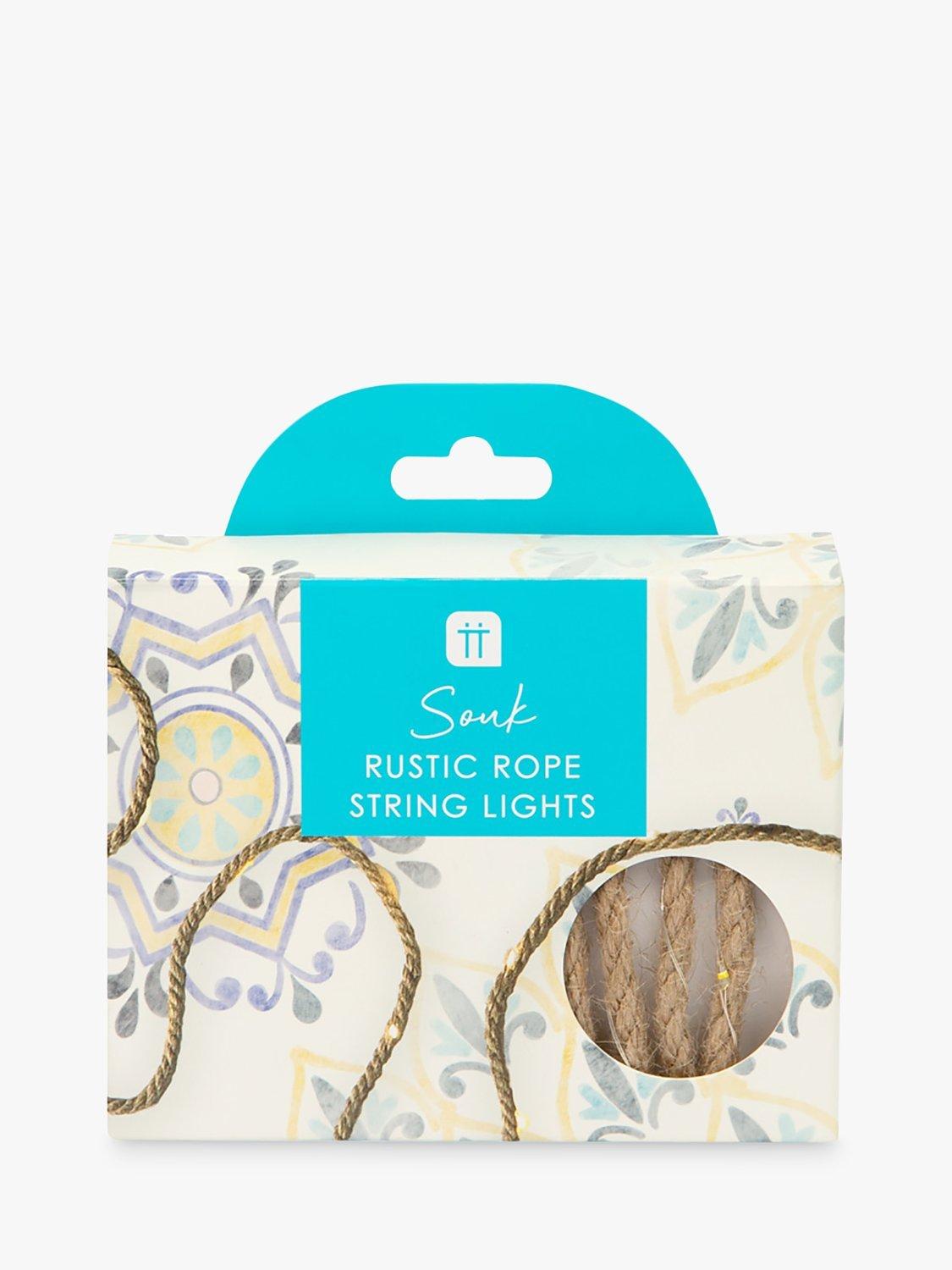 Talking Tables Souk Rustic Rope String Lights