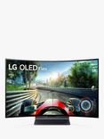 LG 42LX3Q6LA OLED Flex HDR 4K Ultra HD Smart TV, 42 inch with Flexible Display, Freeview HD/Freesat HD & Dolby Atmos, Black