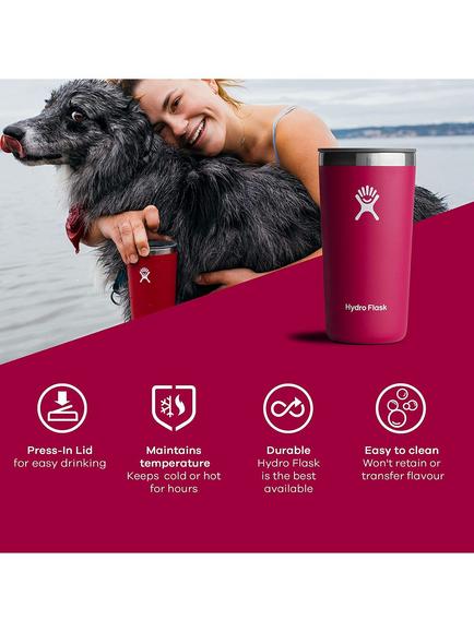Hydro Flask Stainless Steel Insulated All Around Tumbler, 354ml - view 2, Black