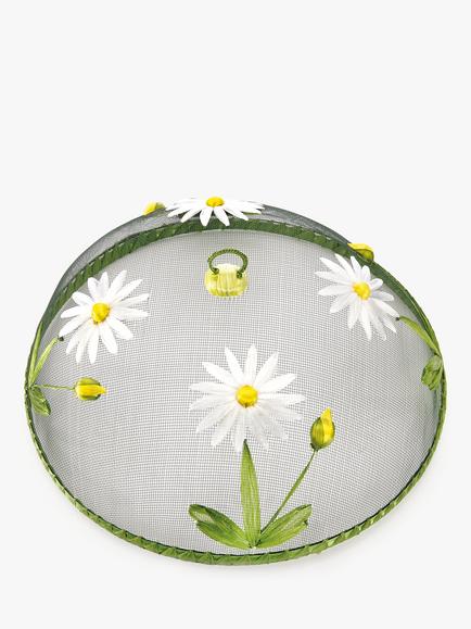 Epicurean Daisy Outdoor Food Cover, 35cm, Green/Multi