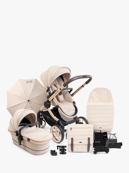iCandy Peach 7 Pushchair & Accessories Bundle, Biscotti