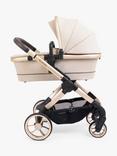iCandy Peach 7 Pushchair & Accessories with Maxi-Cosi Pebble 360 Pro2 Baby Car Seat and Base Bundle, Biscotti/Essential Black