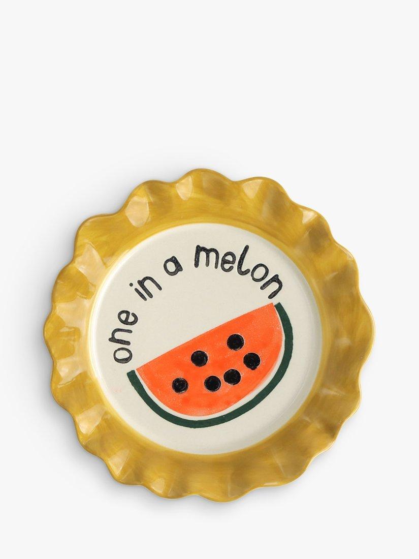 Caroline Gardner One in a Melon Side Plate, Yellow