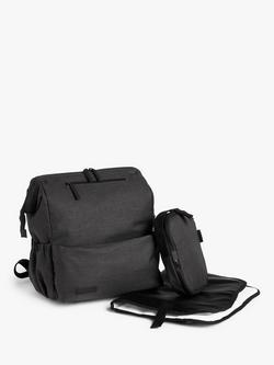 John Lewis ANYDAY Changing Backpack, Black - view 2, Black