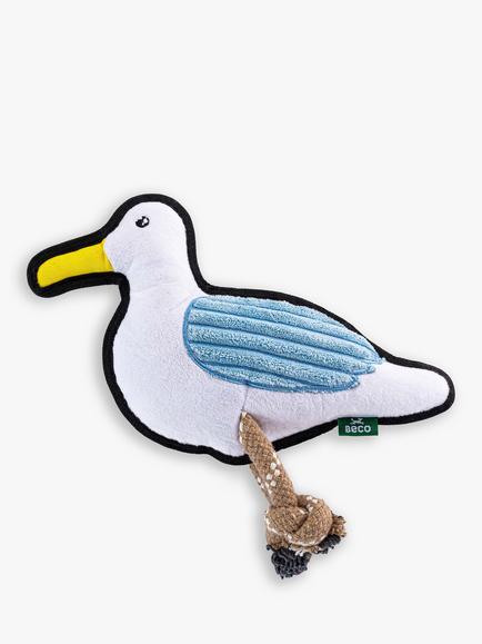 Beco Pets Seagull Dog Toy, Blue/White, Blue/White