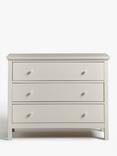 John Lewis Wilton 3 Drawer Chest, Linen