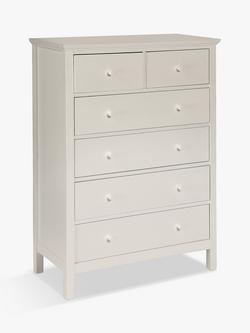 John Lewis Wilton 6 Drawer Chest, Linen