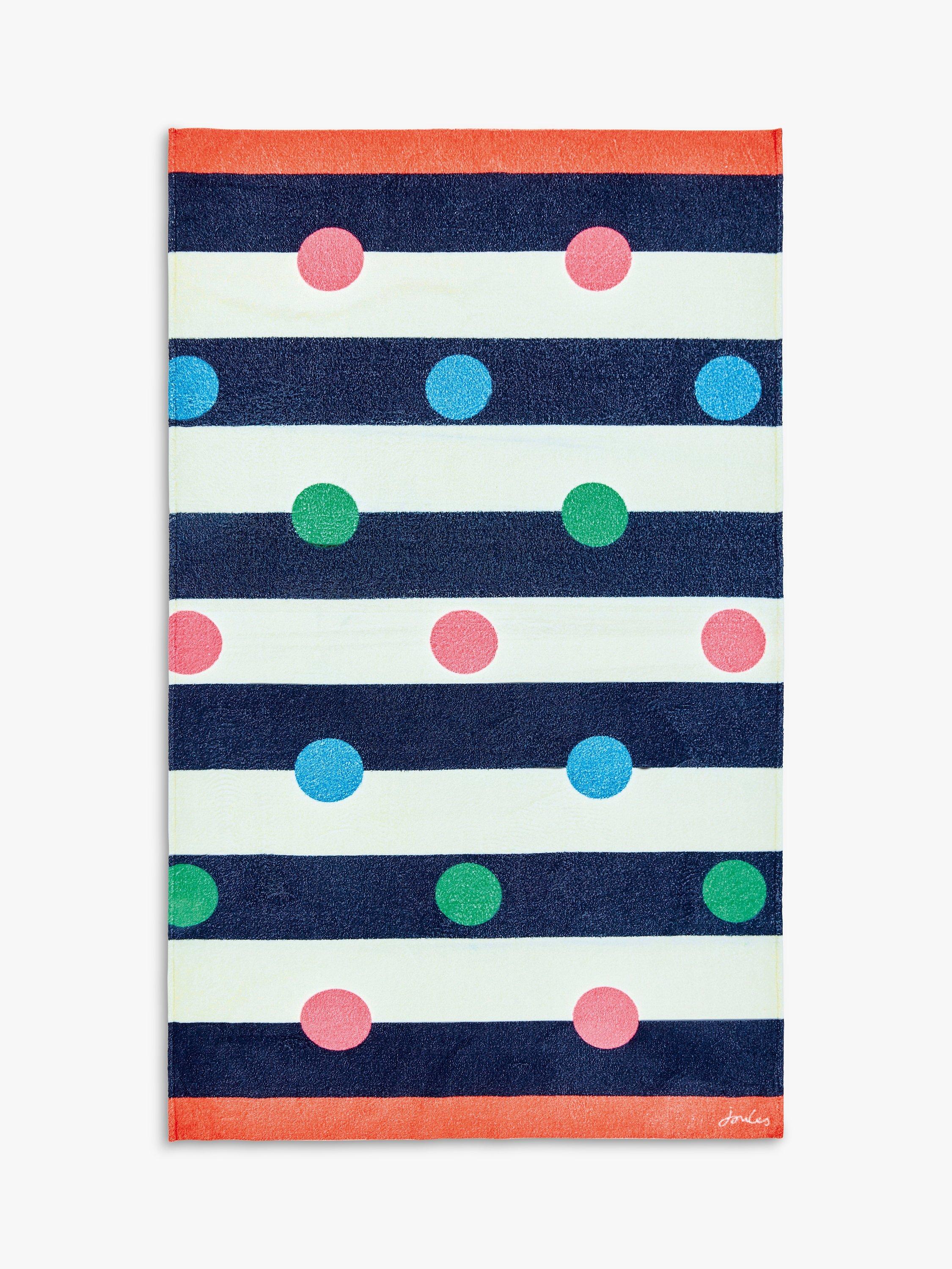 Joules Spot Beach Towel, Multi