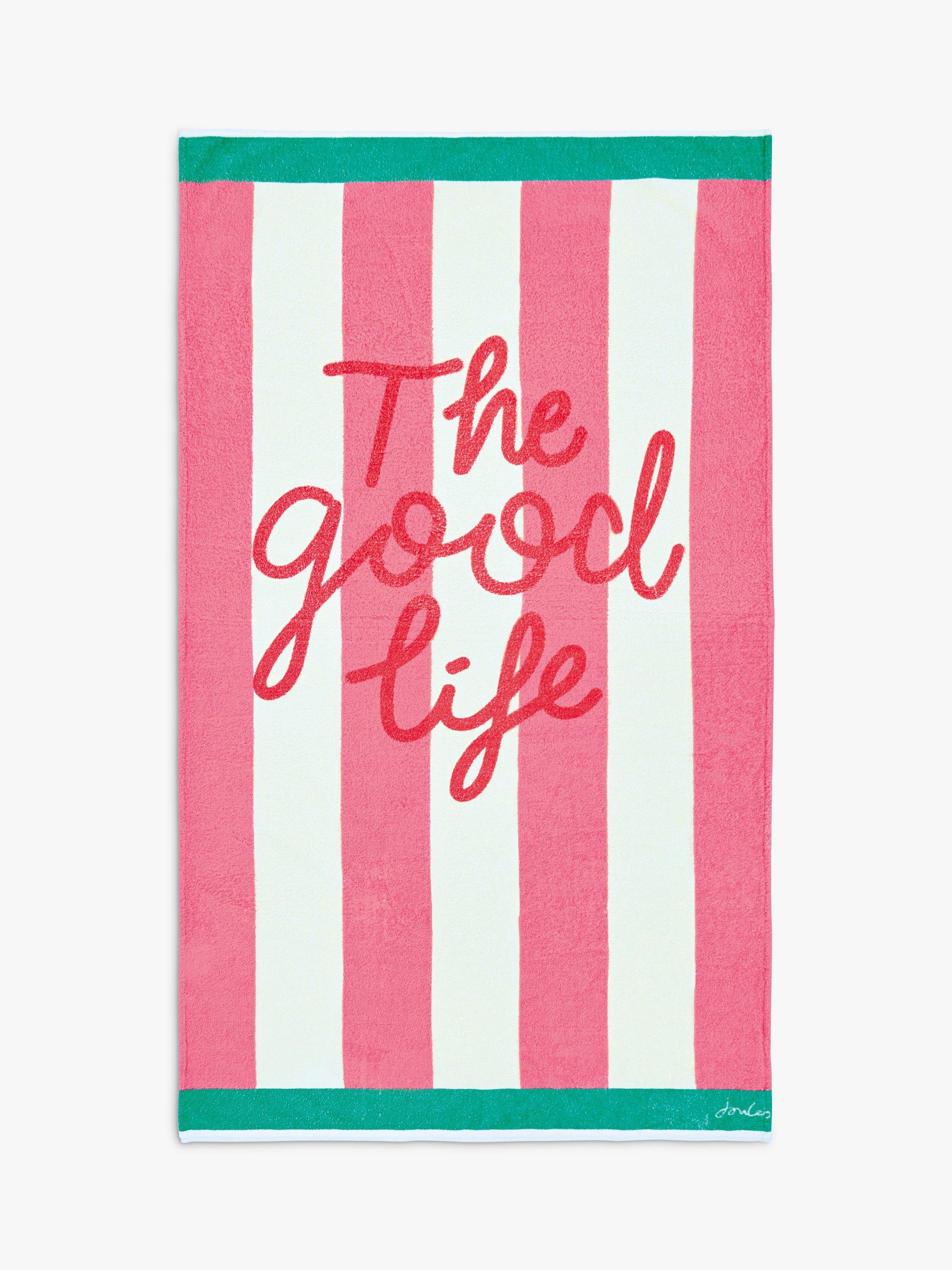 Joules Good Life Beach Towel, Multi