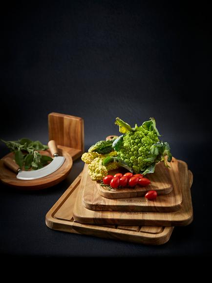 Cole & Mason Barkway Acacia Wood Chopping Board - view 2, Natural
