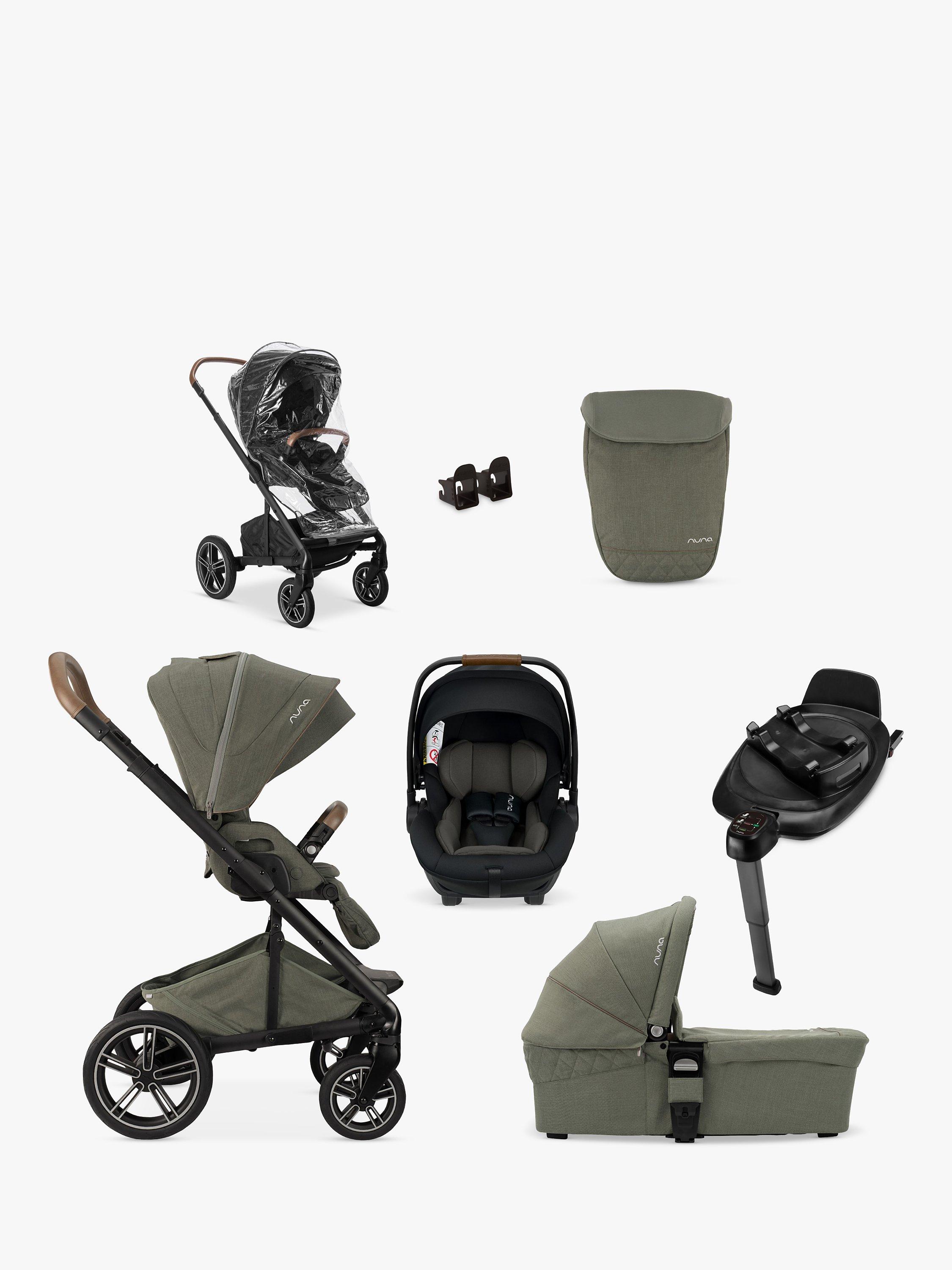 Nuna MIXX Next Pushchair & Carrycot with ARRA Next Car Seat & Base Bundle