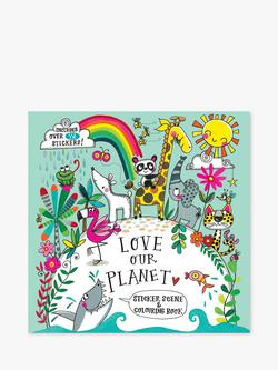 Rachel Ellen Love Our Planet Sticker Scene & Colouring Book, Multi, Multi