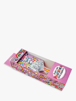 Rachel Ellen Magical Unicorn Hairbrush, Pink, Pink