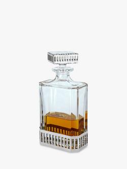English Pewter Company Monaco Rectangular Decanter, 650ml - view 2, Silver