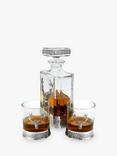 English Pewter Company Regal Stag Rectangular Decanter, 650ml